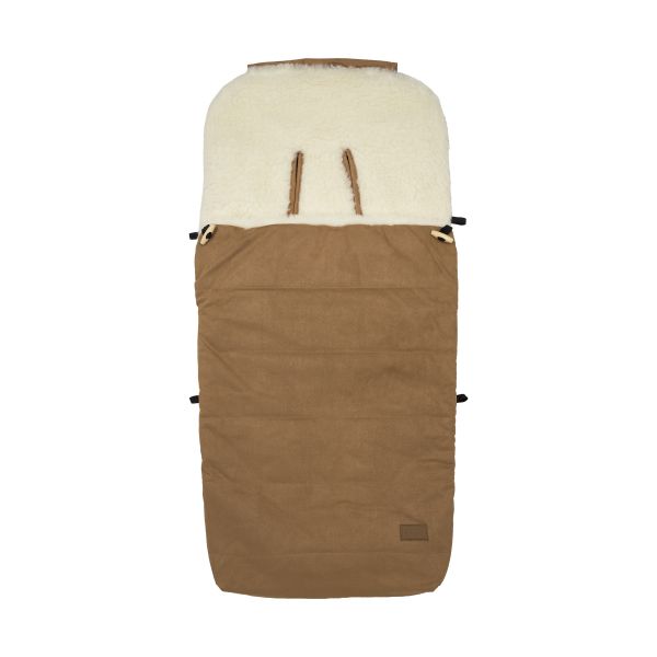 Meyco Voetenzak - 45 x 130 cm - Merinowol/Suedine - Chestnut Meyco Voetenzak - 45 x 130 cm - Merinowol/Suedine - Chestnut