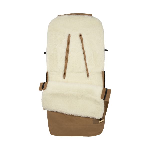 Meyco Voetenzak - 45 x 130 cm - Merinowol/Suedine - Chestnut Meyco Voetenzak - 45 x 130 cm - Merinowol/Suedine - Chestnut