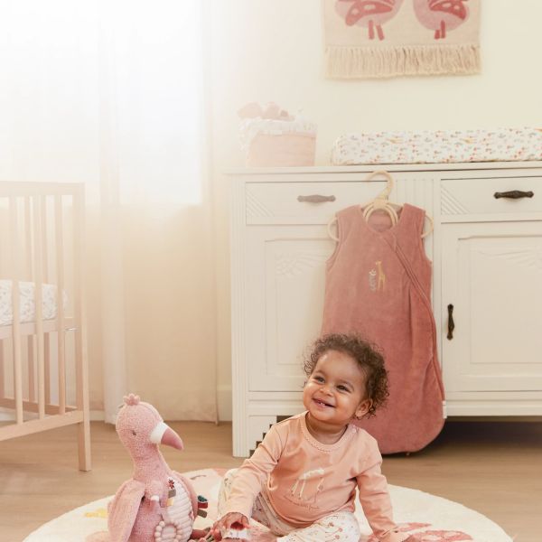 Little Dutch Flamingo Vloerkleed - 110 x 110 cm - Roze