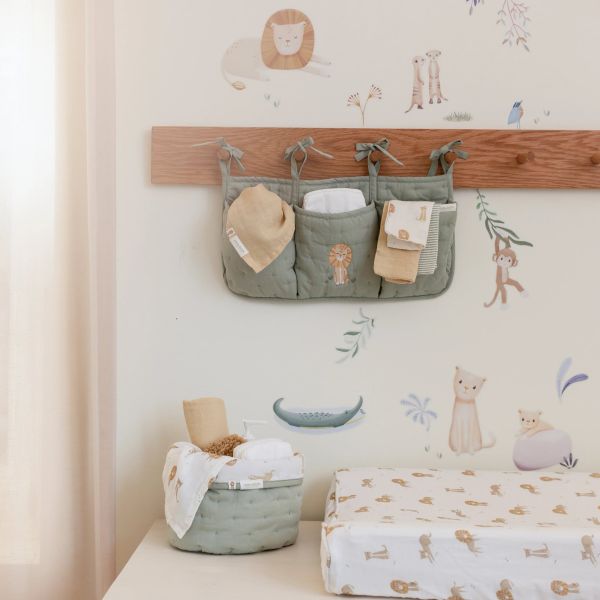Little Dutch Safari Leo Monddoekjes Set - 25 x 25 cm Little Dutch Safari Leo Monddoekjes Set - 25 x 25 cm