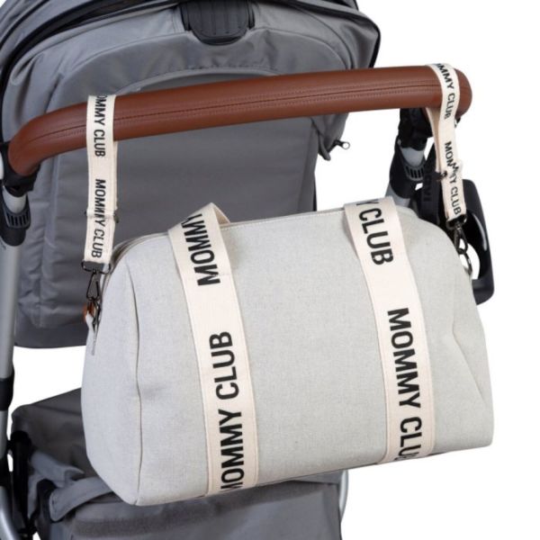 Childhome Mommy Club Verzorgingstas Signature Canvas Off White