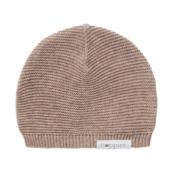 Noppies Muts Knit Rosita Taupe Melange 0-3 maanden Noppies Muts Knit Rosita Taupe Melange 0-3 maanden