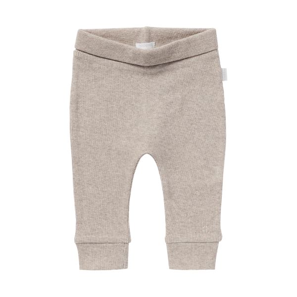 Noppies Broek Comfort Rib Naura Taupe Melange maat 50 Noppies Broek Comfort Rib Naura Taupe Melange maat 50