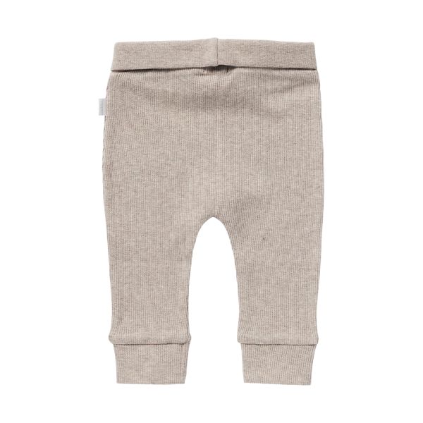 Noppies Broek Comfort Rib Naura Taupe Melange maat 50 Noppies Broek Comfort Rib Naura Taupe Melange maat 50