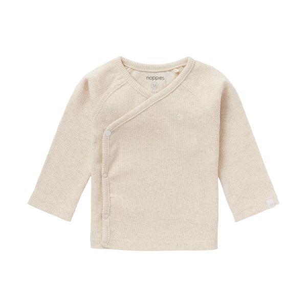Noppies T-Shirt Overslag Rib Nanyuki Oatmeal 62 Noppies T-Shirt Overslag Rib Nanyuki Oatmeal 62