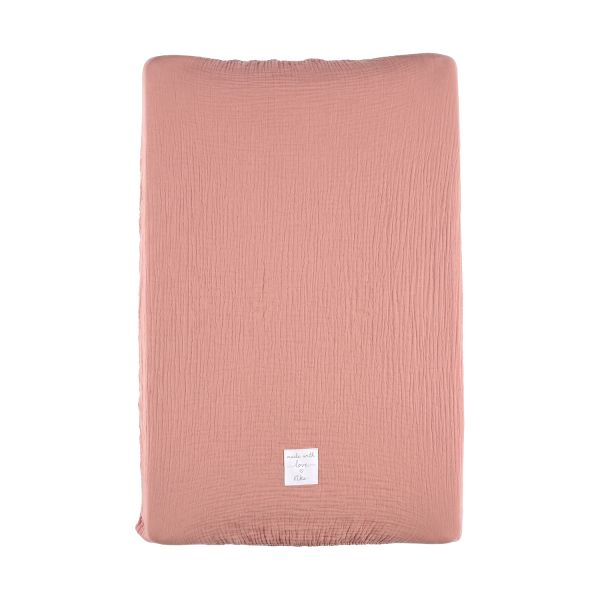 Noukie's Aankleedkussenhoes - 45 x 67 cm - Tetra - Roze Noukie's Aankleedkussenhoes - 45 x 67 cm - Tetra - Roze
