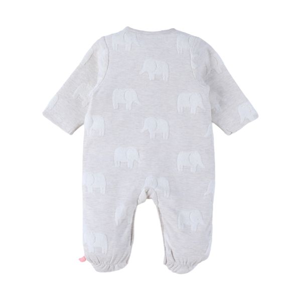 Noukie's Olifant Pyjama - Maat 44 - Jacquard - Grijs Noukie's Olifant Pyjama - Maat 44 - Jacquard - Grijs