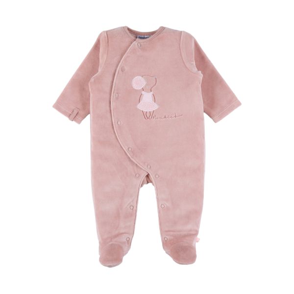 Noukie's Muis Pyjama - Maat 44 - Velvet - Roze Noukie's Muis Pyjama - Maat 44 - Velvet - Roze