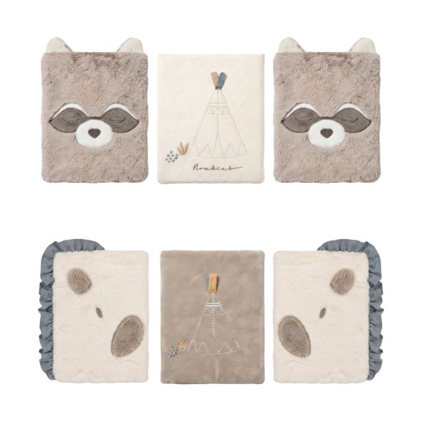 Noukie's Raku, Lino & Pico Bed- en Parkspijlbeschermers - 6 Stuks - Beige