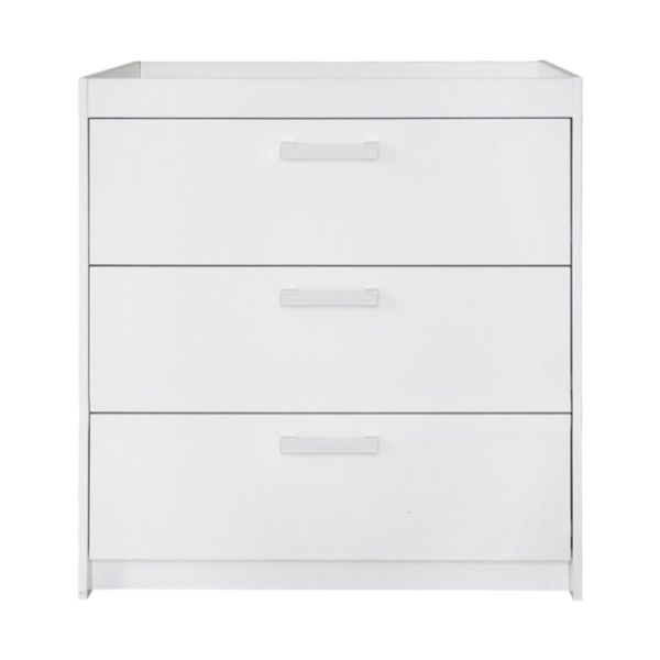 Europe Baby Ralph Ledikant 60 x 120 cm/Commode 3 Laden/Hanglegkast 2 Deuren - Wit Europe Baby Ralph Ledikant 60 x 120 cm/Commode 3 Laden/Hanglegkast 2 Deuren - Wit