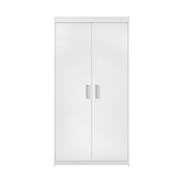 Europe Baby Ralph Ledikant 60 x 120 cm/Commode 3 Laden/Hanglegkast 2 Deuren - Wit Europe Baby Ralph Ledikant 60 x 120 cm/Commode 3 Laden/Hanglegkast 2 Deuren - Wit