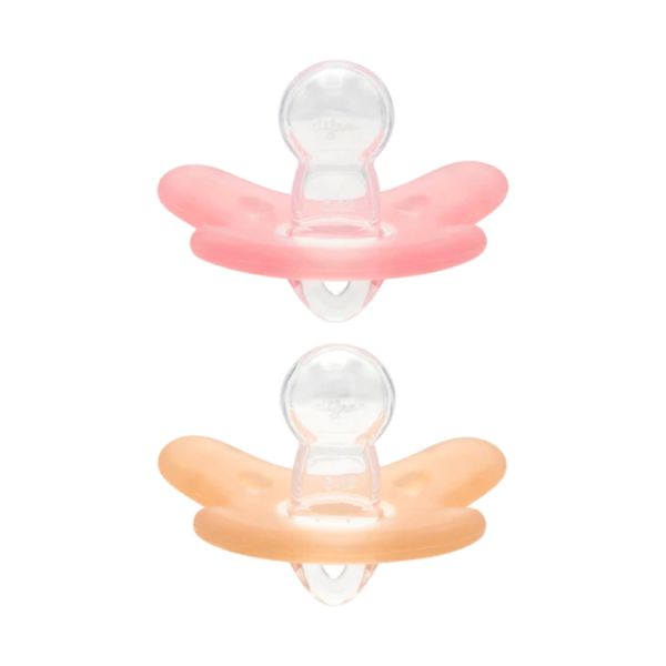 Difrax Fopspeen - Rond - 2 Stuks - 6 Mnd+ - Raspberry/Caramel Difrax Fopspeen - Rond - 2 Stuks - 6 Mnd+ - Raspberry/Caramel