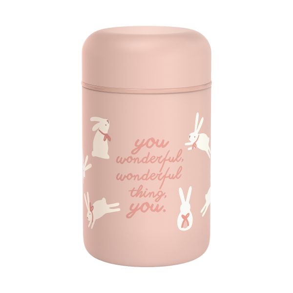 Suavinex Wonderland Food Jar - 400 ml - Konijn Roze