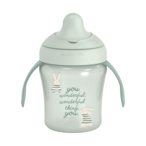 Suavinex Wonderland Leerbeker - 200 ML - Konijn Groen