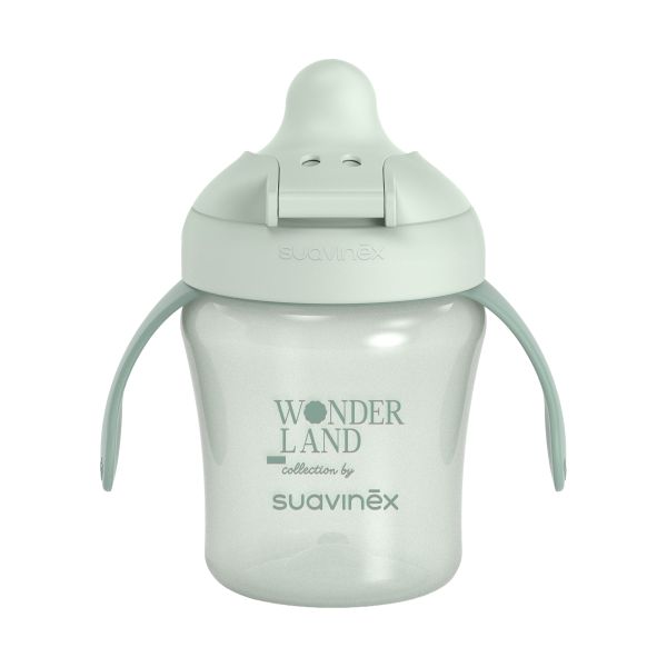 Suavinex Wonderland Leerbeker - 200 ML - Konijn Groen