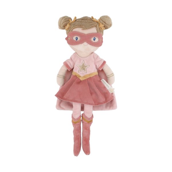 Little Dutch Superhero Knuffelpop Rosa - 35 cm