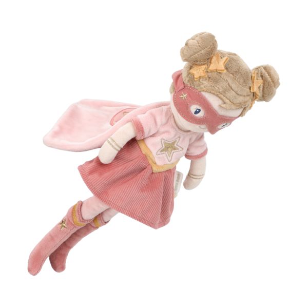 Little Dutch Superhero Knuffelpop Rosa - 35 cm