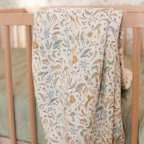 Little Dutch Safari Wonders Omslagdoek - 120 x 120 cm - Groen