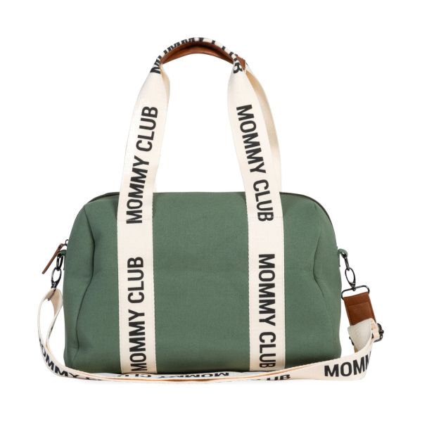Childhome Mommy Club Verzorgingstas Signature Canvas Green Childhome Mommy Club Verzorgingstas Signature Canvas Green