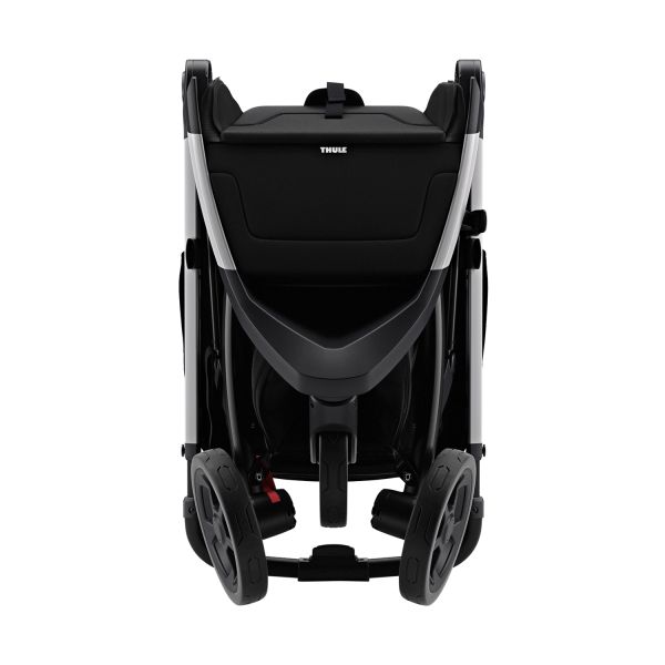 Thule Spring Stroller Aluminium Inclusief Canopy Grey Melange Thule Spring Stroller Aluminium Inclusief Canopy Grey Melange