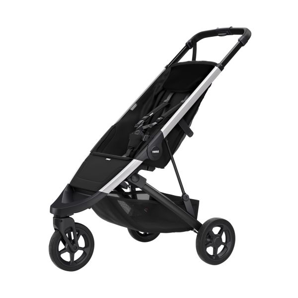 Thule Spring Stroller Aluminium Inclusief Canopy Grey Melange Thule Spring Stroller Aluminium Inclusief Canopy Grey Melange