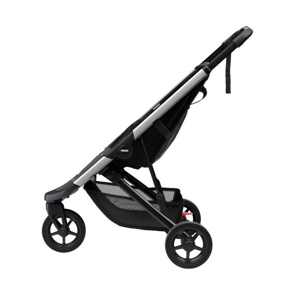 Thule Spring Stroller Aluminium Inclusief Canopy Grey Melange Thule Spring Stroller Aluminium Inclusief Canopy Grey Melange