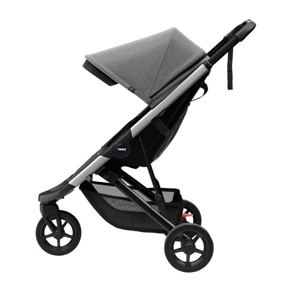 Thule Spring Buggy Black Incl. Zonnekap Grey Melange en Misty Rose Thule Spring Buggy Black Incl. Zonnekap Grey Melange en Misty Rose
