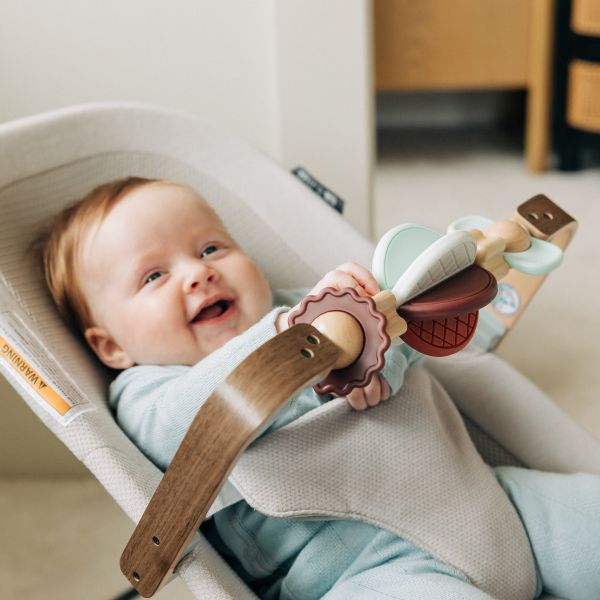 UPPAbaby Mira V2 3-in-1 Wipstoeltje - Townsend - Beige / Walnoot
