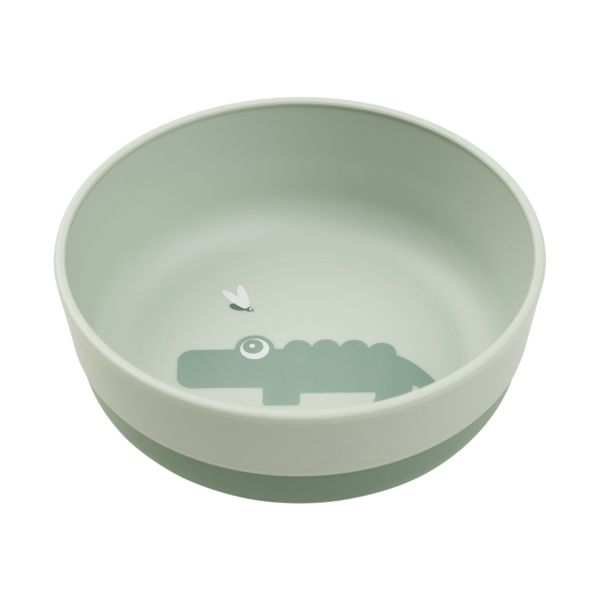 Done By Deer Foodie Bowl Croco Green Done By Deer Foodie Bowl Croco Green