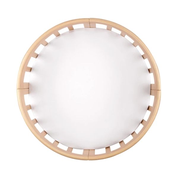 Waldin Oval Combibed 7-in-1 Hoeslaken - Waterdicht - 73 x 73 cm - White Waldin Oval Combibed 7-in-1 Hoeslaken - Waterdicht - 73 x 73 cm - White