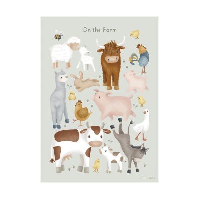 Poster A3 Petite ferme hollandaise
