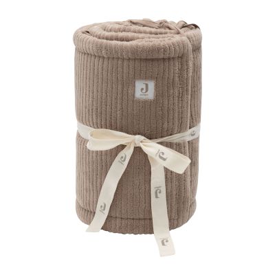 Jollein parkbumper - Cloudy Rib - 180x30 cm - Milky Coffee