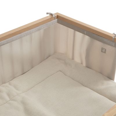 Jollein Parkbumper - Mesh - 220x30 cm - Sand