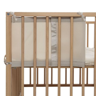 Jollein Parkbumper - Mesh - 220x30 cm - Sand