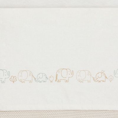 Jollein Laken Ledikant - Elephant Tales - 120x150 cm Jollein Laken Ledikant - Elephant Tales - 120x150 cm