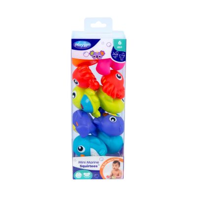 Playgro Jouets de bain - Mini écureuils marins - 10 pièces