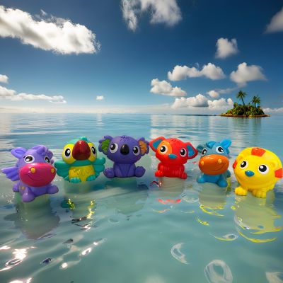 Playgro Badspeelgoed - First Fun Floaties - 8 Stuks Playgro Badspeelgoed - First Fun Floaties - 8 Stuks