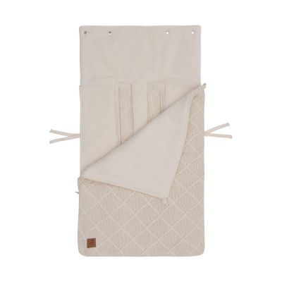 Jollein Voetenzak 3/5 Punts - Groep 0+ - Check Knit - Oatmeal Jollein Voetenzak 3/5 Punts - Groep 0+ - Check Knit - Oatmeal