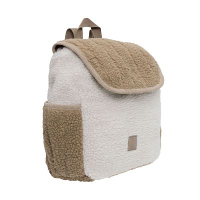 Jollein Colourblock Teddy Kinderrugzak - Naturel Jollein Colourblock Teddy Kinderrugzak - Naturel