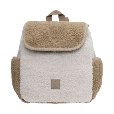 Sac à dos pour enfant Jollein Colourblock Teddy - Naturel