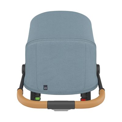 UPPAbaby MINU V3 Buggy Dillan - Stone Blue/Carbon Frame Met Zandbruin Leer UPPAbaby MINU V3 Buggy Dillan - Stone Blue/Carbon Frame Met Zandbruin Leer