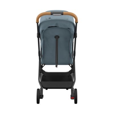 UPPAbaby MINU V3 Buggy Dillan - Stone Blue/Carbon Frame Met Zandbruin Leer
