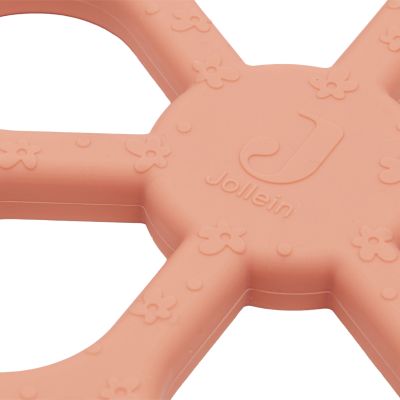 Jollein Bijtring - Flower - Coral Rose Jollein Bijtring - Flower - Coral Rose