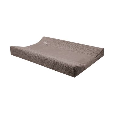 Witlof for kids Tapis à langer Waves - 70 x 50 cm - Gris chaud