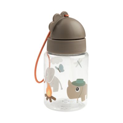 Biberon Done By Deer avec paille - Tiny Trails - 280 ml