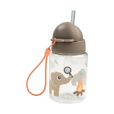 Done By Deer Drinkfles Met Rietje - Tiny Trails - Sand - 280 ml Done By Deer Drinkfles Met Rietje - Tiny Trails - Sand - 280 ml