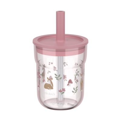 Mepal X Little Dutch Kinderglas Met Rietje Mio - 250 ml