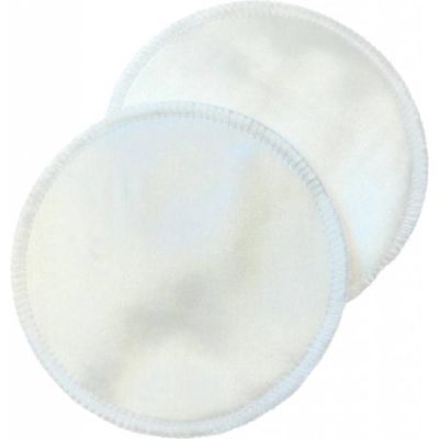 Carriwell Wasbare Zoogcompressen - Zijde - 6 Stuks - Wit