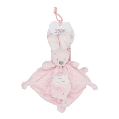 VIB® Knuffeldoekje Konijn Roze