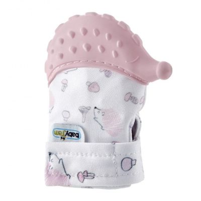 Babyjem Bijthandschoen Egel Pink